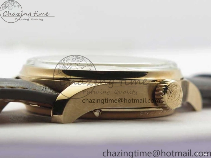 MIROTIME 0218 Compact Portugieser Perpetual Calendar IW503302 RG V9F 1:1 Best Edition White Dial on Brown Leather Strap A 7113